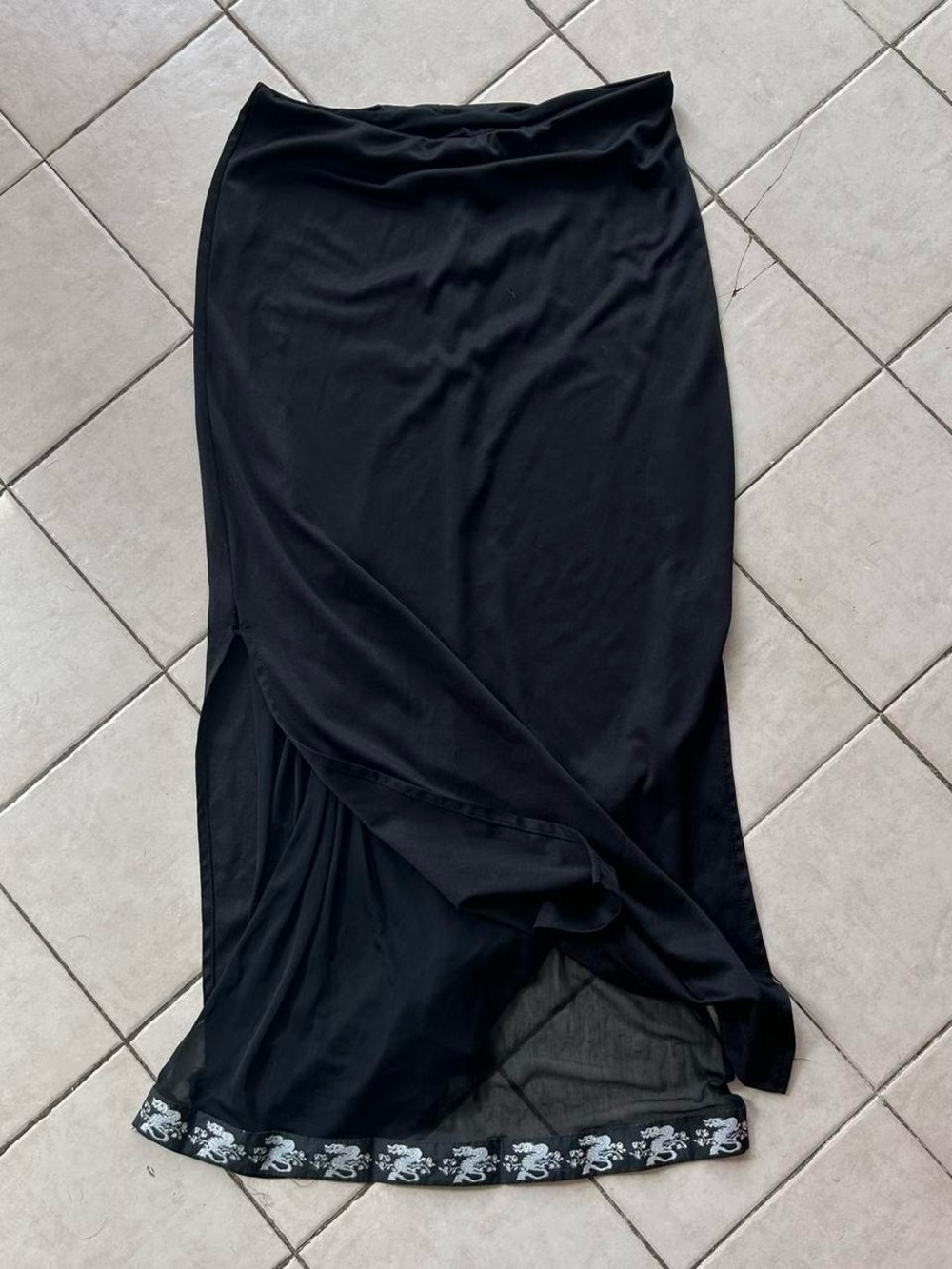Black Women's Maxi Skirt Y2K vintage